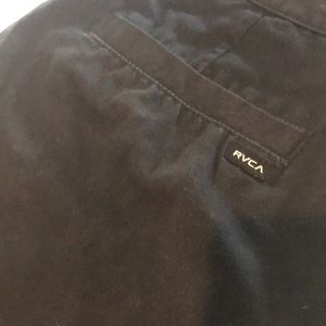 RVCA black 4 pocket shorts